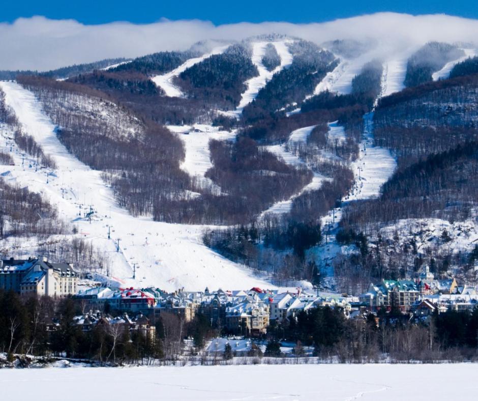 Mont-Blanc Ski Inout Condo W Pool Beach Access Saint-Faustin Exterior photo