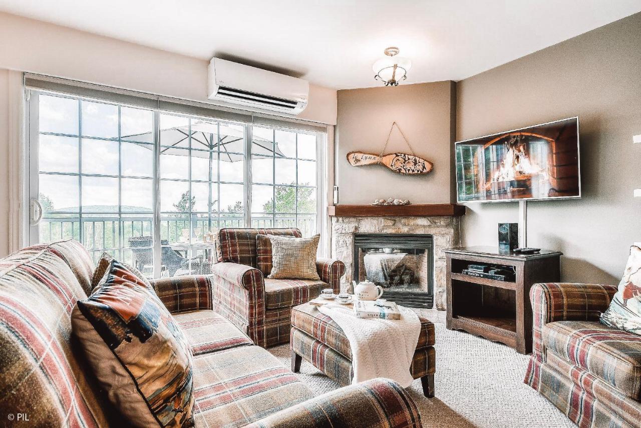 Mont-Blanc Ski Inout Condo W Pool Beach Access Saint-Faustin Exterior photo